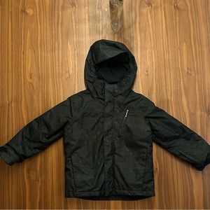 Black Columbia Youth Hooded Jacket Size XS